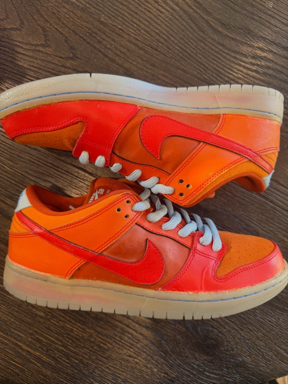 Nike Dunk Low Pro SB Fire and Ice Gamma Orange 2013 Size 9